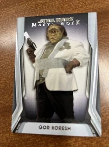 2021 Star Wars Masterwork: Base card #87 Gor Koresh - Picture 1 of 1
