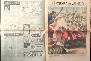 La Domenica del Corriere N^ 49 5 Dez. 1954 Cover Maglioli auf Ferrari  - Bild 1 von 2