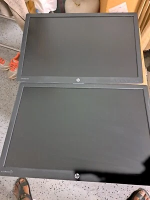 2x HP EliteDisplay E242 24" Widescreen 1920 x 1200 IPS LED Monitors  No Stand - Image 1 of 4