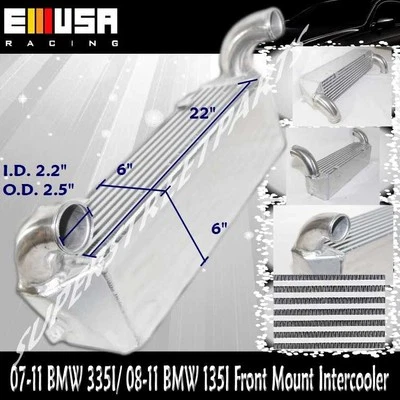 Front Mount Intercooler for 07-11 BMW 335i Base Sedan/Coupe/Convertible 2D 2.5" - Image 1 of 4