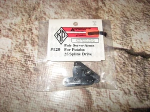 RC Kimbrough Servohörner Futaba 25 Spline Kunststoff schwarz (2) 120 - Bild 1 von 3