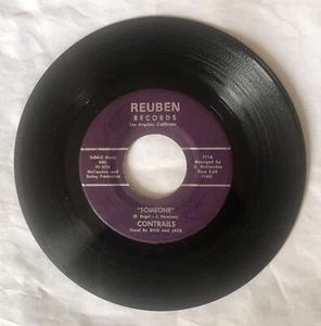 Contrails - Someone / Mummy Walk 45 RPM Reuben Records Vinyl 7” - Picture 1 of 2
