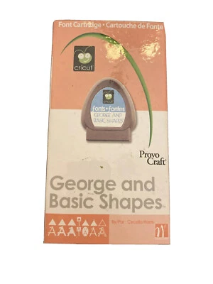 GEORGE AND BASIC SHAPES Cricut Cartridge RETIRED - FONTS & SHAPES  Link Unknown - Image 1 of 4