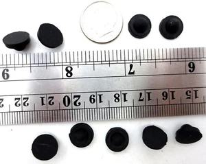 Enchufe de orificio de almohadilla de vástago de goma - Push-In se adapta a orificio de 3/16", panel de 1/32" de espesor - Imagen 1 de 12