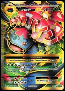 Pokemon TCG Mega Venusaur EX Full Art 100/108 Ultra Rare XY Evolution