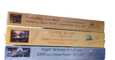 SunsOut Animals 1,000 Piece Puzzles 🧩 Lot of 3  Sealed  - Image 1 of 4