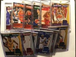 Pak2Plastic 2021-22 Chronicles Draft Picks Threads RED #'rd /199 RC 12 Card Lot! - Picture 1 of 19