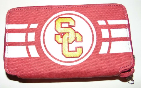 USC Trojans Wallet Clutch Purse Little Earth Productions Wristlet NCAA * NEW * Cover