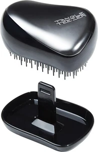 Tangle Teezer Compact Groomer Men's Detangling Brush for Hair Beard Black/Grey - Picture 1 of 4