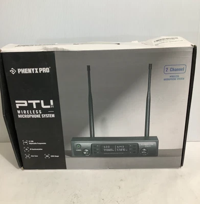 Phenyx Pro 2 Channel Wireless Microphone System PTU-71 7000/6000 Series - Image 1 of 4
