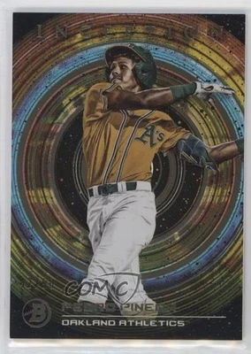 2022 Bowman Inception Gold Foil Pattern II /50 Pedro Pineda #30 - Image 1 of 2