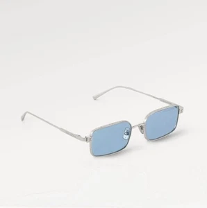 Louis Vuitton Pure Low Square Sunglasses – Silver Frame, Blue Gradient Lenses - Picture 1 of 7