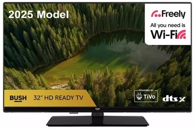 Bush SMART HD Ready TV 32HT25CB 32" HDR LED TiVo Freely TV 2025 Model - Image 1 of 4