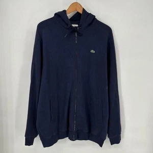 Lacoste Hoodie Mens 8 Blue Fleece Full Zip Sweatshirt - Bild 1 von 8