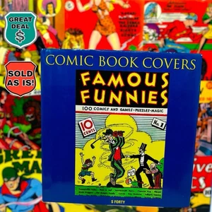Comic Book Covers by Sandra Forty. Hardcover in Dust Jacket. Gold & Silver Age. - Picture 1 of 8