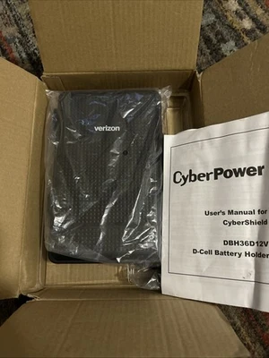 CyberPower CyberShield DBH36D12V D-Cell Battery Holder Supply Adapter Verizon - Image 1 of 4