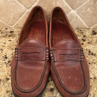 Мокасины кожаные Sebago коричневые женские размер 8,5 - 67083386 б/у в отличном состоянии мягкие и маслянистые  - Изображение 1 из 4