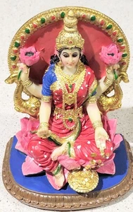 Estatua de la diosa india Lakshmi estatuilla 5,3 h ídolos Lakshmi estatua Murti 👉JDP👈 - Imagen 1 de 6