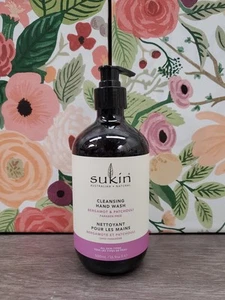 Sukin Cleansing Hand Wash Bergamot & Patchouli 16.9 fl oz - New  - Picture 1 of 3