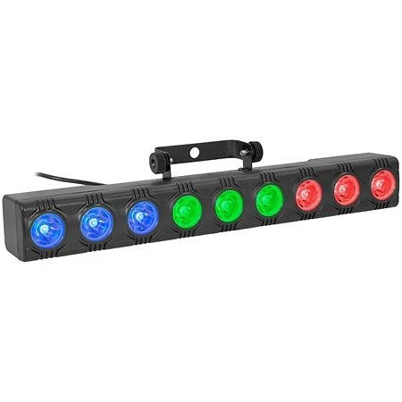 BoomTone DJ LED ColorBar 9x 3W RGB Light Bar - Image 1 of 4