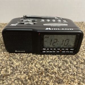Midland WR-11 All Hazard Weather Alert Radio AM/FM Alarm Clock Works Great