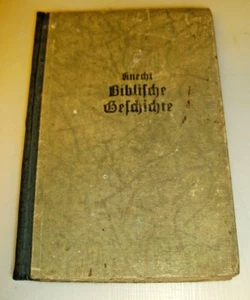 Kirchliche Schriften - Altes Schulbuch ,Knecht - Biblische Geschichte 1945  - Bild 1 von 10