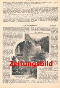 a102 935 Friedrich Seiler Brockenbahn Bahnhof Brocken Artikel von 1899 !!