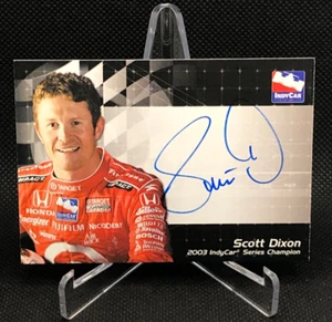 Carta autografa autografa 2007 Rittenhouse Indy Scott Dixon inserto auto - Foto 1 di 2