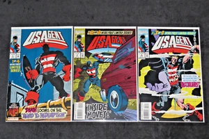 U.S. AGENT 1 2 3 of 4 (NM) 1ST SOLO LIMITED SERIES 1993 JOHN WALKER MCU LOT - Picture 1 of 2