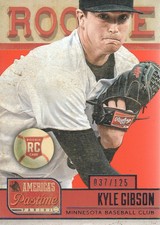 2013 Panini America's Pastime #244 Kyle Gibson RC 037/125