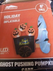 Joiedomi Halloween Inflatable Yard Decoration 6 Ft Tall Ghost with LED Lights - Picture 1 of 1