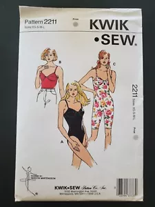 Kwik Sew Pattern 2211 XS-S-M-L Misses' Leotard, Top, & Unitard NEW/SEALED - Picture 1 of 2