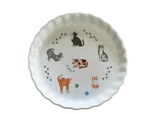 Plato quiche de flan de cerámica de 25 cm para gatos - Imagen 1 de 1