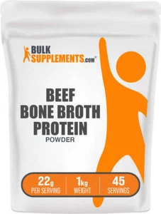 BulkSupplements Beef Bone Broth Protein Powder - 22g per Serving - Picture 1 of 12