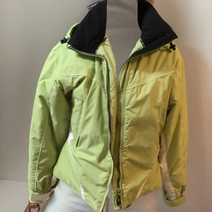 Obermeyer Womens Size 10 Lime Green ATC Weather XSystemSki Snowboard Jacket.(k1) - Picture 1 of 13