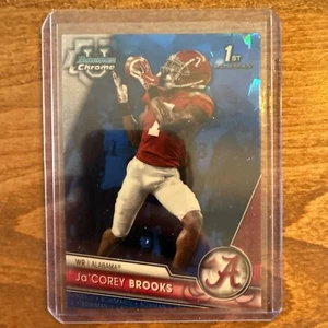 2023 Bowman Chrome University Sapphire Ja'Corey Brooks 1st #4 Alabama - Picture 1 of 2
