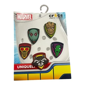 Crocs Jibbitz  Guardians of the Galaxy Marvel Jibbitz 5 Charms New - Picture 1 of 5