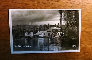 RPPC Xochimilco Mexico Real Photo Signed F.E.G. Agfa - Picture 1 of 4
