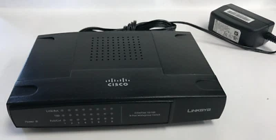 Cisco Linksys EZXS88W ver.3.4 10/100 8-Port EtherFast Workgroup Switch w/Adapter - Image 1 of 4