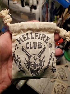 Hellfire Club Stranger Things Dnd Dice Bag With Dice