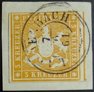 Württemberg 12a Laudenbach 7.6.61 / M€ 20,- + 20 Punkte - Bild 1 von 1