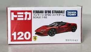 Takara Tomy Tomica 120 Ferrari SF90 Stradale Red 1/62 Mini Diecast Car - Picture 1 of 3