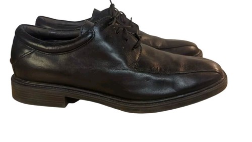 JORDAN Scarpe eleganti Nunn Bush da uomo taglia 8 M nere in pelle stringate comode gel