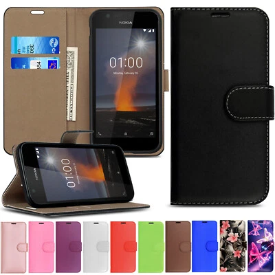 Case For Nokia 4.2 5.1 6.1 Plus 7 X2 X5 X6 3310 Flip Leather Wallet Phone Cover - Image 1 of 4