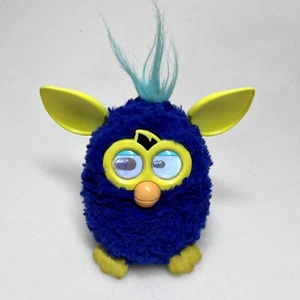 Furby Boom Starry Night Talking Toy Hasbro 2012 Blue Yellow Interactive Works - Picture 1 of 11