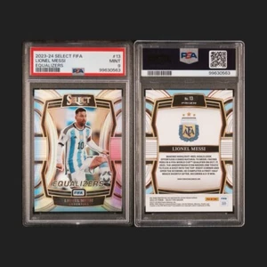 2023-24 Panini Seleziona FIFA Lionel Messi Equalizzatori Argento PSA 9 #13 - Foto 1 di 1