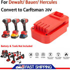 For Dewalt & Bauer & Hercules 20V Battery Adapter To For Craftsman 20V Tools New