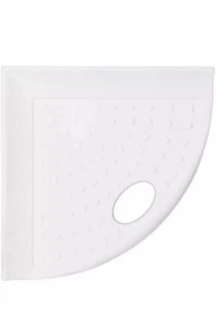 Questech Decor Eck-Duschfußstütze, Duschrasierregal 5" hellweiß - Bild 1 von 10
