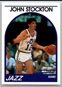 1989 John Stockton nba hoops UTAH JAZZ- MINT CONDITION-🔥🔥 - Picture 1 of 2