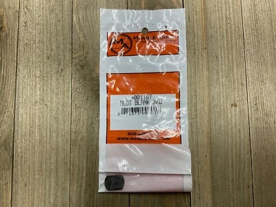 Brazos de mármol canicas #001187 ranura cola de milano en blanco 3/8" pieza de acero azulado Foto 1 de 2